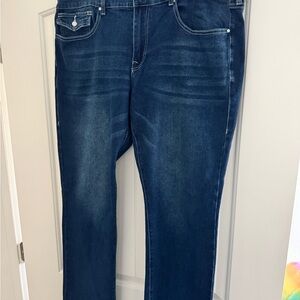 Dark Blue Denim Jeans